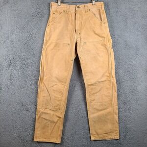 Stan Ray USA Mens Double Knee Painter Pants Duck Brown Canvas Workwear 32x32
